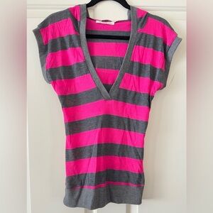 NWT Liberty Love Rugby Stripe Hoodie S